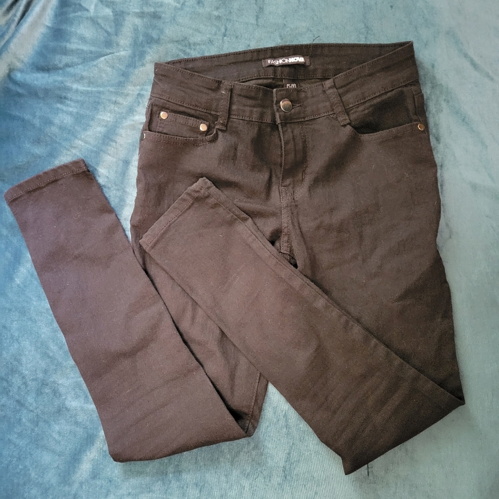 Fashion Nova All The Booty Ripped Skinny Jeans